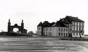 старое здание в довоенном Советске