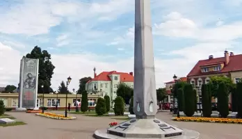 Центральная площадь в Гвардейске
