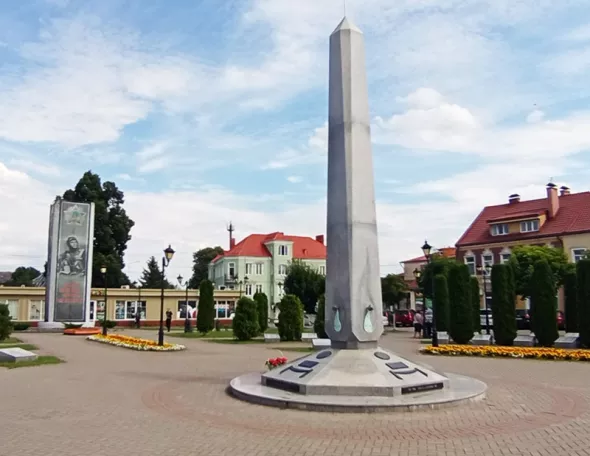 Центральная площадь в Гвардейске